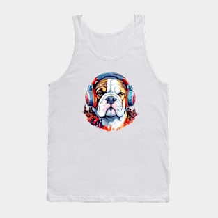 English Bulldog Animal World Pet Dog Loving Fun Tank Top